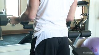 Colt Rivers - Gym jock taken down & edged