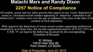 Malachi Marx & Randy Dixon 2015