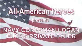 Navy Corpsman Logan Fucks Private Tyler 2015