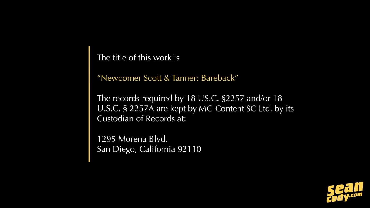 Newcomer Scott & Tanner - Bareback - YesGay.xyz