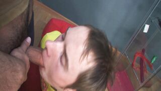 Decent tool is prepared to warm up his bum