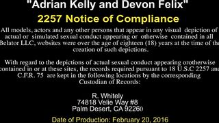 Adrian Kelly gets bareback by Devon Felix