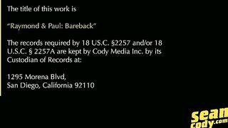 Raymond & Paul (Bareback) + BTS