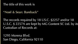 Noel & Sean - Bareback