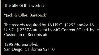 Jack & Ollie - Bareback