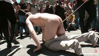 Cody Allen Bound in Public