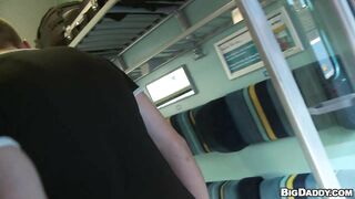 Getting Bareback Sex On A Train