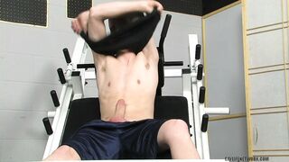 Hard Workout At the Gym