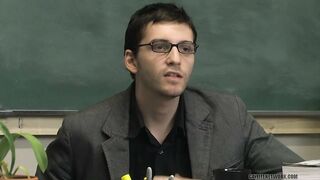 Two Twinks in Classroom Fervor