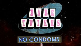 Two Hot Twinks Fucks Bareback by the Fire