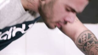 Young Dude Roughly Dominated by XL Muscleman