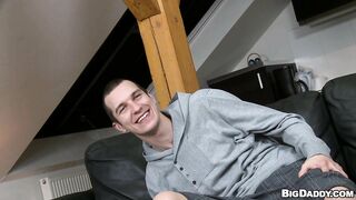 Dave's virgin friend takes it in his tight ass