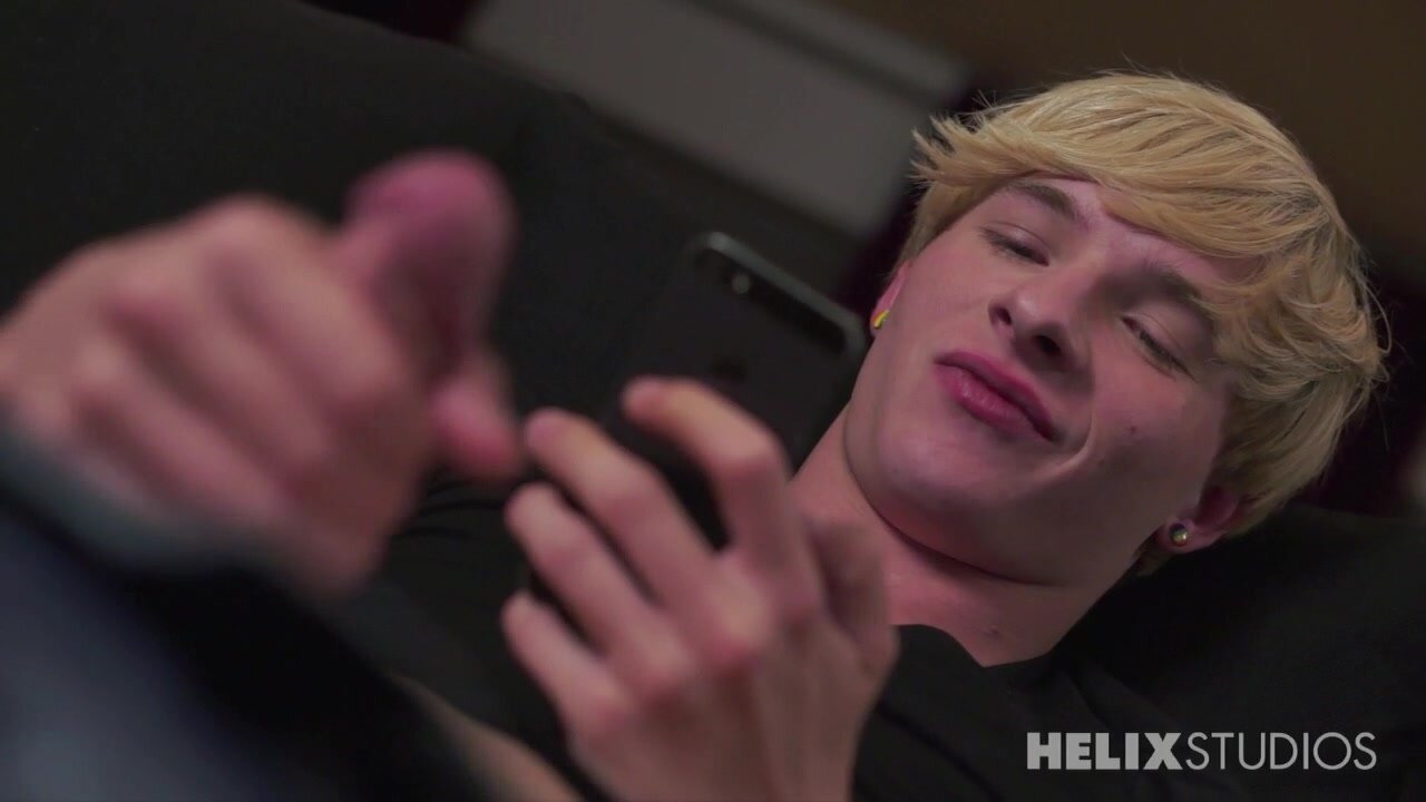 Young blonde surrounded fellow's cum gun with her mouth lips