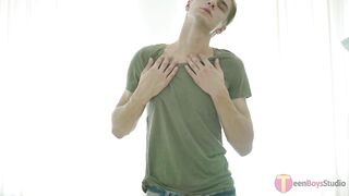Dildo Boy Abbey Fucks His Perfect Hole
