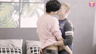 Teen Lovers Bareback Embrace