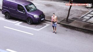 Novinho fodendo o gringo russo!